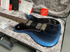 Fender American Professional II Telecaster electric guitar in blue burst finish with black pickguard, chrome humbucker pickups, control knobs and rosewood fretboard in hard case with Fender documentation and accessories
