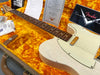 1961 Fender Telecaster Relic electric guitar with white cracked finish and rosewood fretboard in plush orange-lined hard case with original Fender certificate and manuals