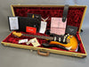 Fender Custom Shop vintage sunburst Stratocaster electric guitar in tweed hard case with red plush interior and Fender certificates and manuals