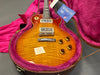 Gibson Les Paul electric guitar with sunburst finish inside plush pink lined hard case with Gibson USA tag