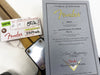 Fender Certificate of Authenticity and Fender neck tag with serial number R90725 for 1956 Stratocaster Hvy Relic guitar from Fender Custom Shop