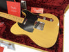 Fender American Original Series 50’s Telecaster electric guitar in butterscotch blonde finish with black pickguard inside red plush-lined hardshell case