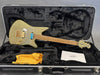 Music Man Albert Lee electric guitar with gold sparkle finish in black plush hard case with accessories and paperwork